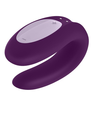 Satisfyer Double Joy - Vibrador para parejas Negro