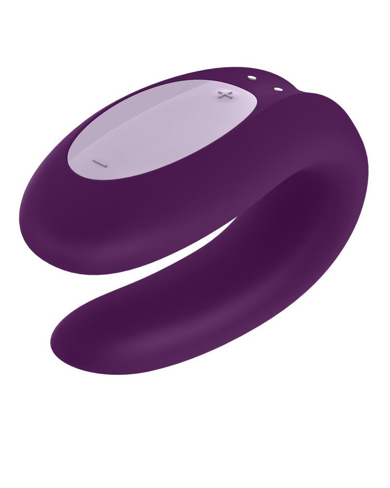 Satisfyer Double Joy - Vibrador para parejas Negro