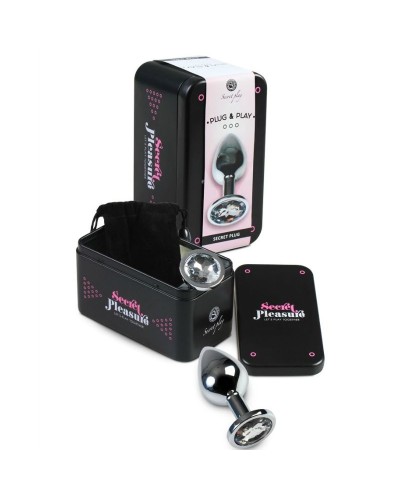 Plug & Play - Plug Anal de metal Talla M Brillante