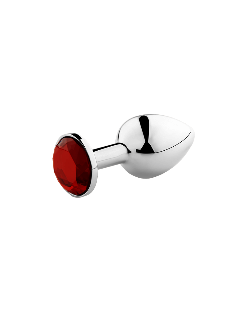 Plug & Play - Plug Anal de metal Talla L Rojo