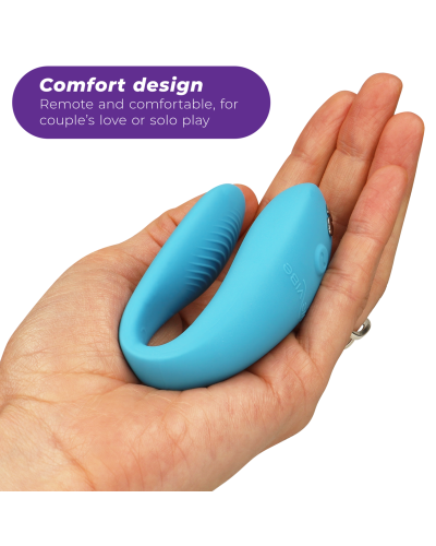 We Vibe Sync Go - Vibrador para parejas turquesa
