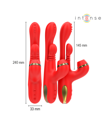 Intense Katy - Vibrador con estimulador multifunción