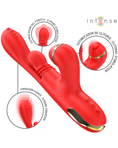 Intense Katy - Vibrador con estimulador multifunción