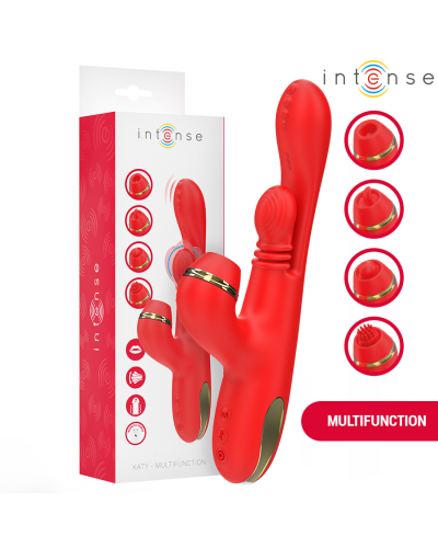 Intense Katy - Vibrador con estimulador multifunción