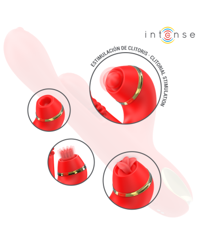 Intense Katy - Vibrador con estimulador multifunción