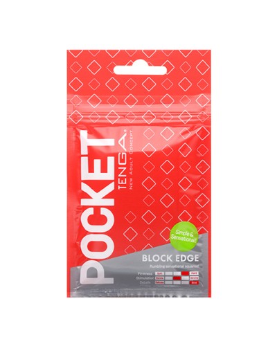 Masturbador Tenga Pocket Block Edge