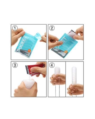 Masturbador Tenga Pocket Block Edge