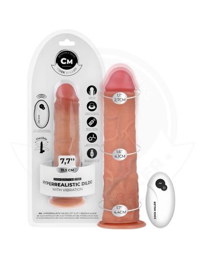 COCK MILLER - Vibrador realista 19,5cm