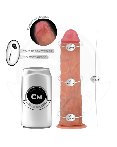 COCK MILLER - Vibrador realista 19,5cm