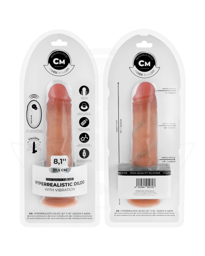 COCK MILLER - Vibrador realista 20,5cm
