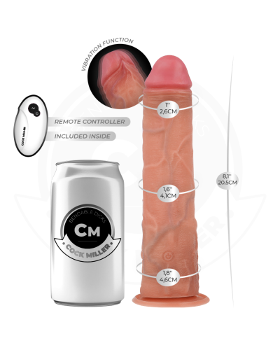 COCK MILLER - Vibrador realista 20,5cm