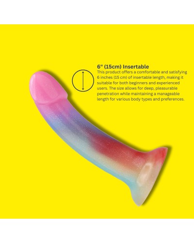 Mina Iridiscente - Dildo de silicona