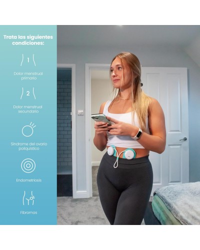 TensCare OVA 3 - Alivio del dolor menstrual con TENS + Calor