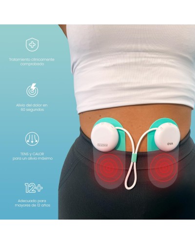 TensCare OVA 3 - Alivio del dolor menstrual con TENS + Calor