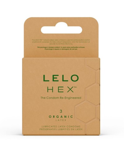 Lelo Hex Organic - Preservativo 3 Unidades