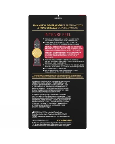 Skyn Intense Feel - Preservativos sin látex 10 unidades