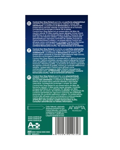 Control Nos Stop – Preservativos con efecto retardante