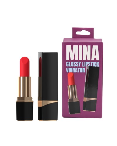Mina Glossy Lipstick - Bala vibradora