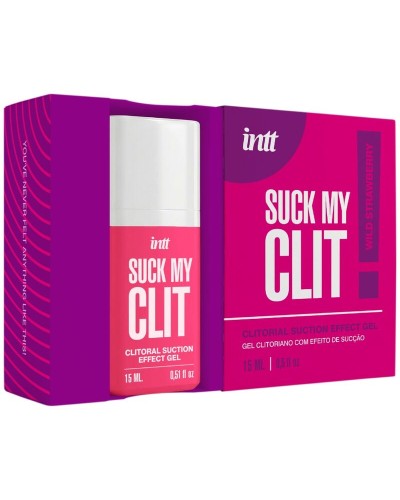 Intt Suck My Clit - Gel efecto succión Fresa