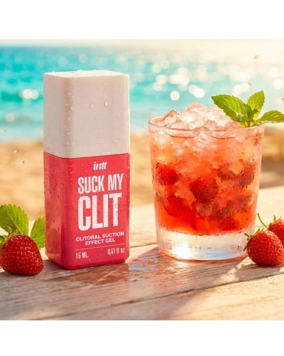 Intt Suck My Clit - Gel efecto succión Fresa