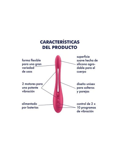 Satisfyer Elastic - Estimulador multiposición a pilas