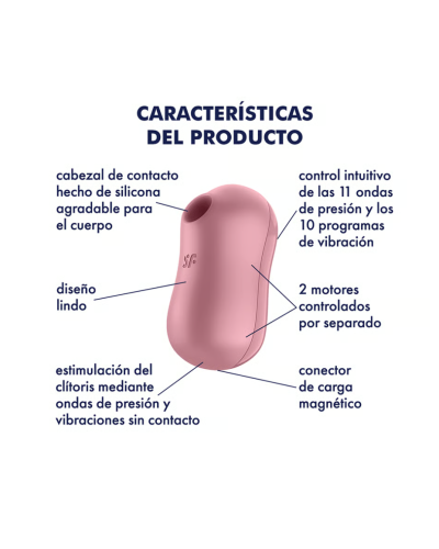 Satisfyer Cotton Candy - Succionador de Clítoris y Vibrador