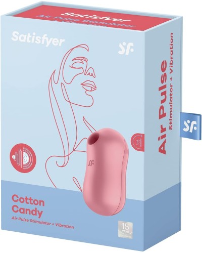 Satisfyer Cotton Candy - Succionador de Clítoris y Vibrador