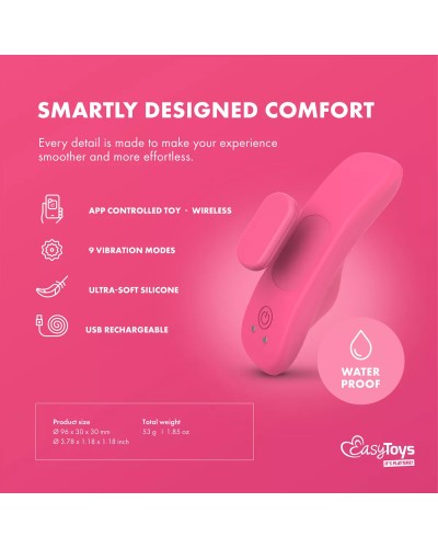 EasyConnect Zara - Vibrador de Braguita con APP
