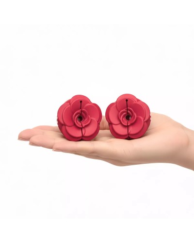 Teazers Rose - Pinzas Vibradoras para Pezones
