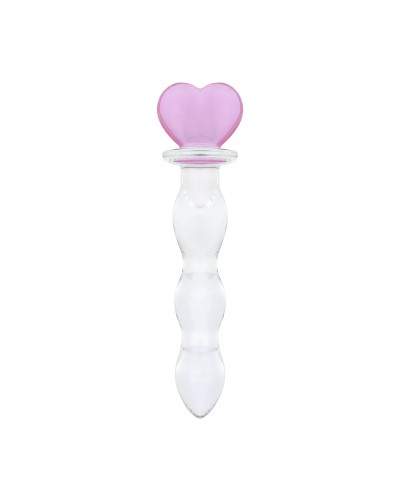 dildo de vidrio con cuentas de Gildo