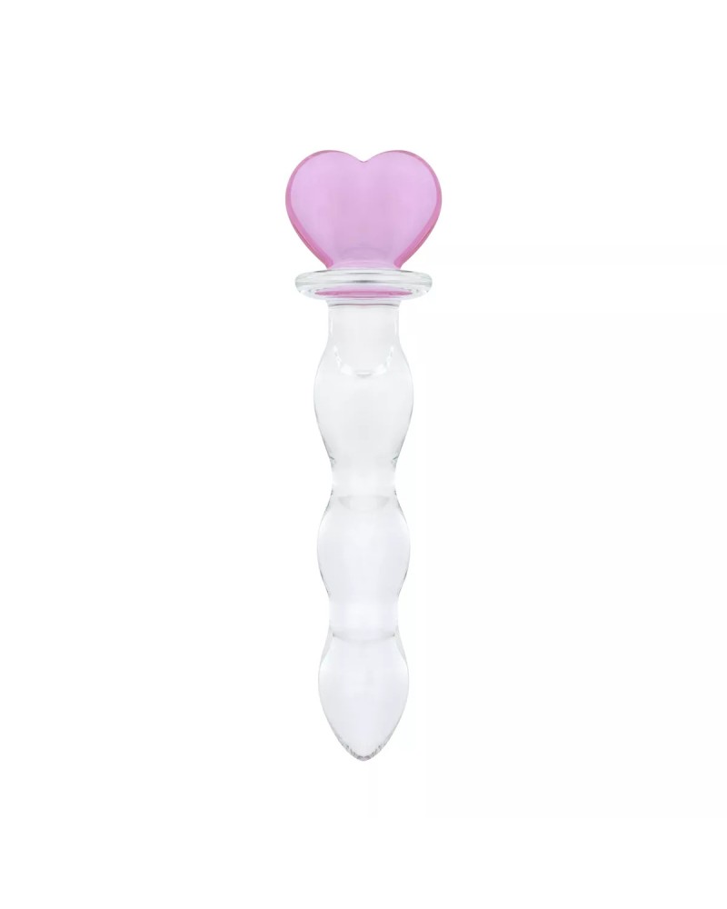 dildo de vidrio con cuentas de Gildo