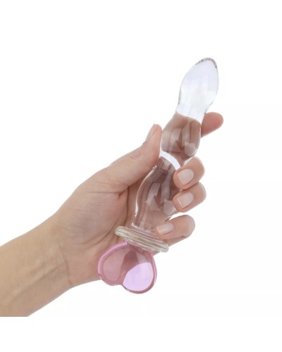 dildo de vidrio con cuentas de Gildo