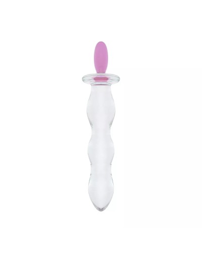 dildo de vidrio con cuentas de Gildo