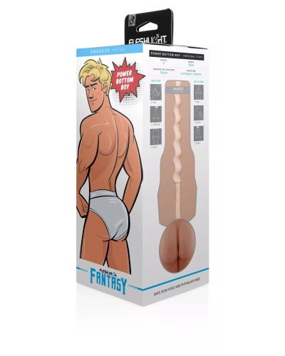 Fleshjack Power Bottom Boy - Masturbador Realista
