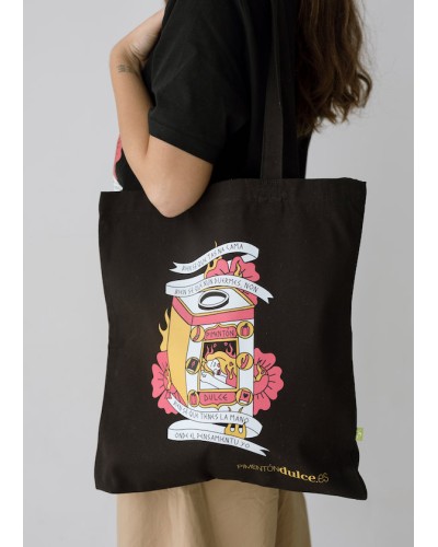 Totebag Nievecita x Pimentón Dulce Negro