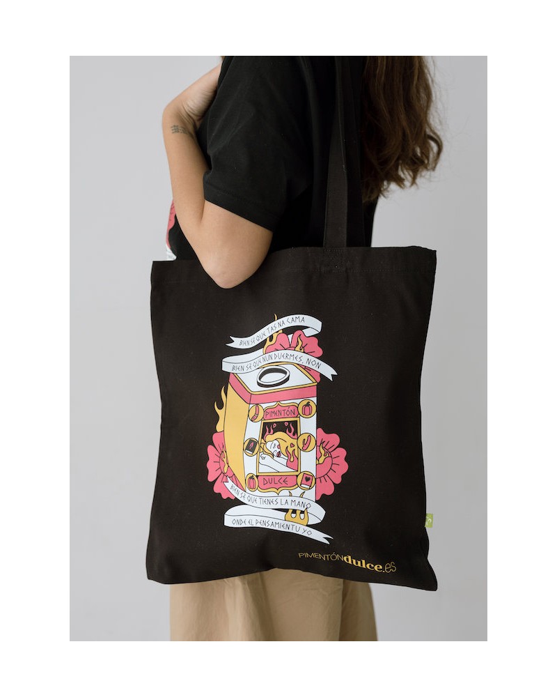 Totebag Nievecita x Pimentón Dulce Negro